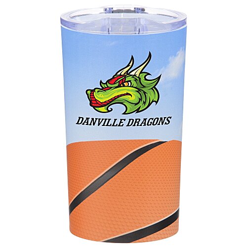 Basketball Full Color Travel Tumbler - 20 oz Main Image