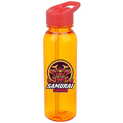 Outdoor Bottle with Flip Straw Lid - 24 oz - Full Color Main Image