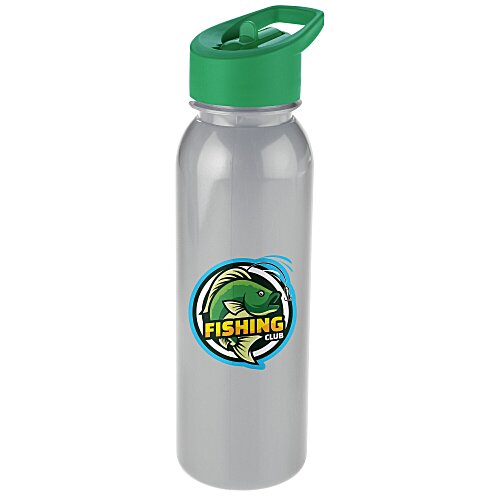 ShimmerZ Outdoor Bottle with Flip Straw Lid - 24 oz - Full Color Main Image