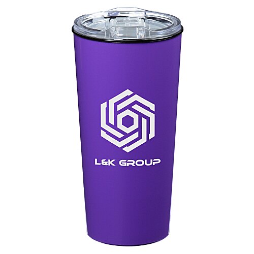 Roadmaster Travel Tumbler - 18 oz - Black Interior - Clear Lid Main Image