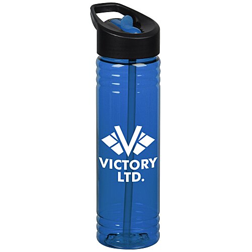 Halcyon Water Bottle with Two-Tone Flip Straw Lid - 24 oz - 24 hr Main Image