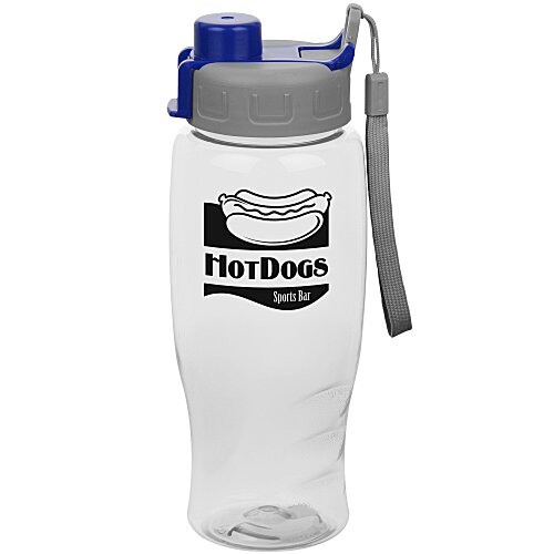 Clear Impact Comfort Grip Bottle with Quick Snap Lid - 27 oz. Main Image