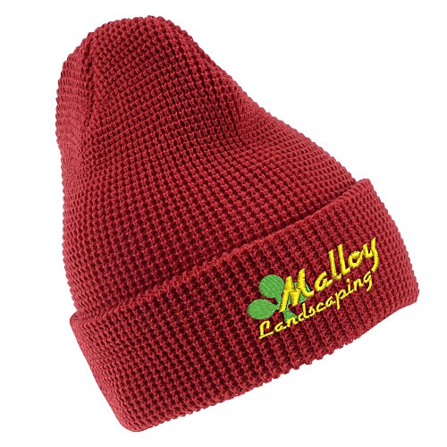 Yupoong Classics Waffle Cuff Knit Beanie Main Image