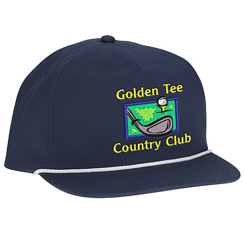 Flat Bill Poly Rope Cap Main Image