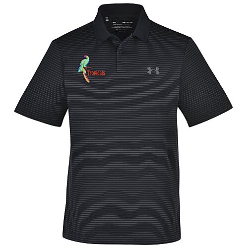 Under Armour 3.0 Stripe Performance Polo - Embroidered Main Image