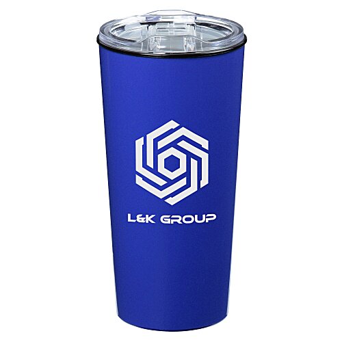 Roadmaster Travel Tumbler - 18 oz - Black Interior - Clear Lid - 24 hr Main Image