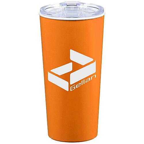 Roadmaster Travel Tumbler - 18 oz - White Interior - Clear Lid - 24 hr Main Image