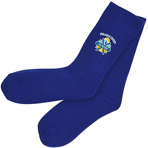 Colorful Crew Socks - Full Color Main Image
