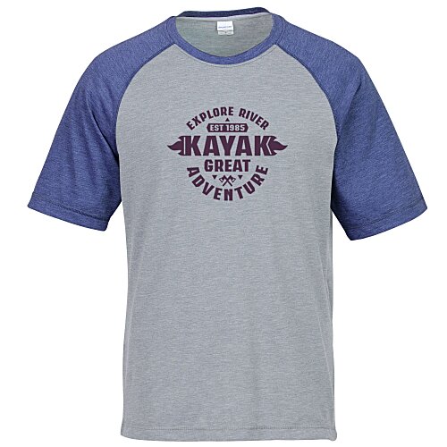 Voltage Tri-Blend Wicking T-Shirt - Men's - Colorblock - Screen Main Image