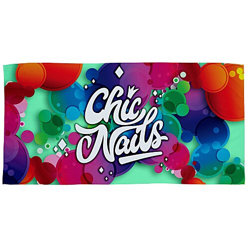 SubliPlush Velour Beach Towel - 30" x 60" - 24 hr Main Image