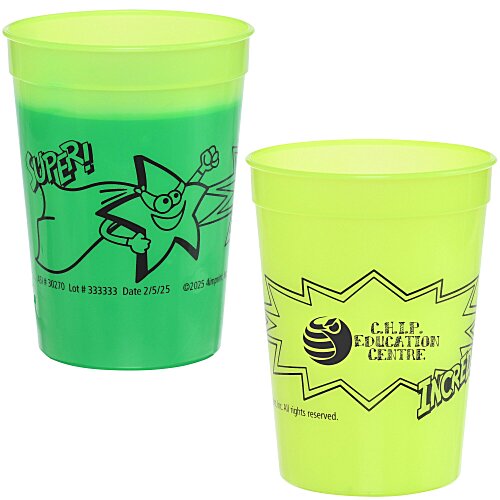 Super Kid Mood Stadium Cup - 12 oz - Superhero Main Image