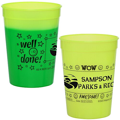 Super Kid Mood Stadium Cup - 12 oz - Wow Words Main Image