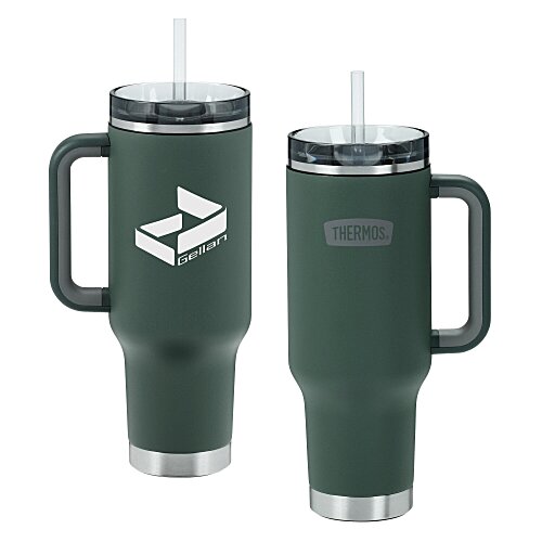 Thermos Vacuum Mug with Straw - 40 oz. - 24 hr Main Image