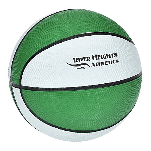 Mini 5-inch Rubber Basketball Main Image