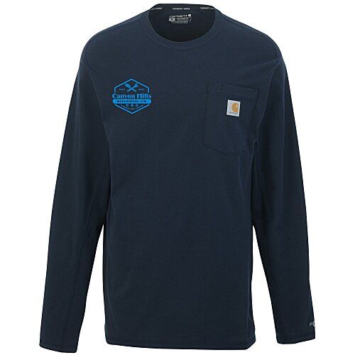 Carhartt Force Long Sleeve Pocket T-Shirt - Screen Main Image