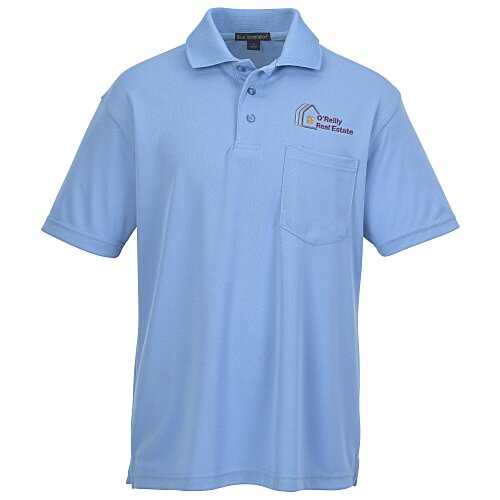 Opponent Micro Pique Wicking Pocket Polo Main Image