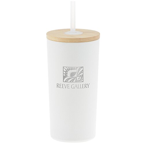 Wren Vacuum Tumbler with Straw - 17 ounces - Laser Engraved Main Image