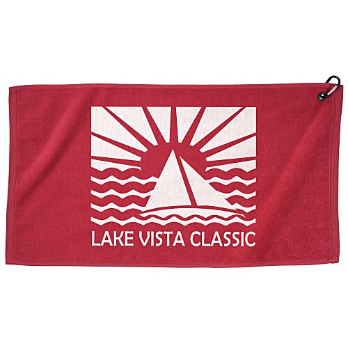 Tour Pro Golf Towel with Carabiner - Colors Main Image