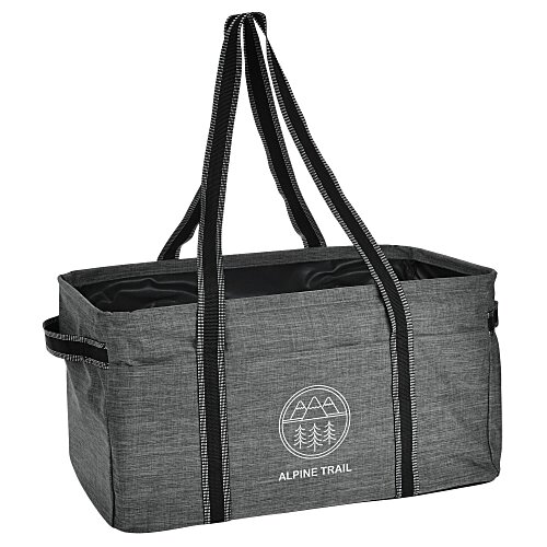Three Pocket Heathered Utility Tote Main Image