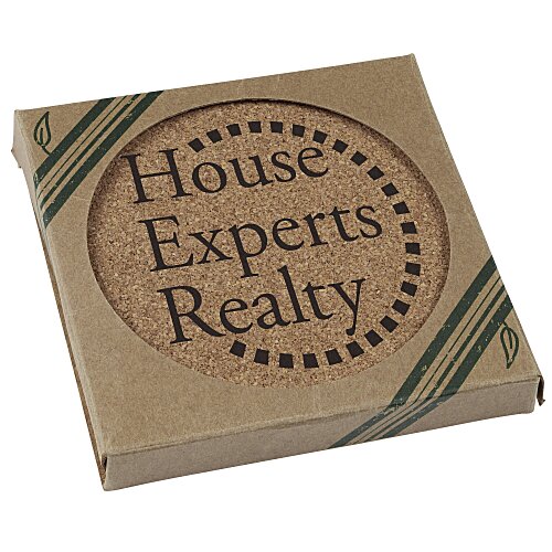 Cork Coaster Set - Circle - 24 hr Main Image