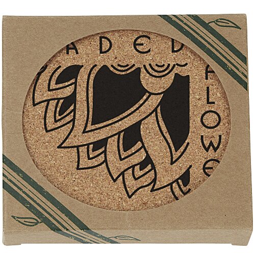 Cork Coaster Set - Square - 24 hr Main Image