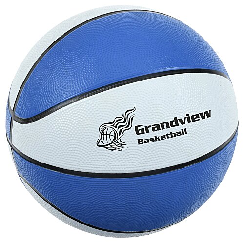 Full Size Rubber Basketball - Two Tone Main Image