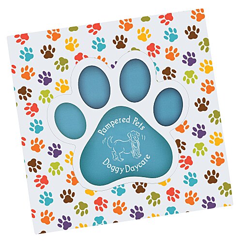 Pop Out Picture Frame Magnet - Paw Print Main Image
