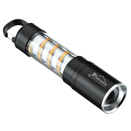 Carabiner Clip Spiral Flashlight Main Image