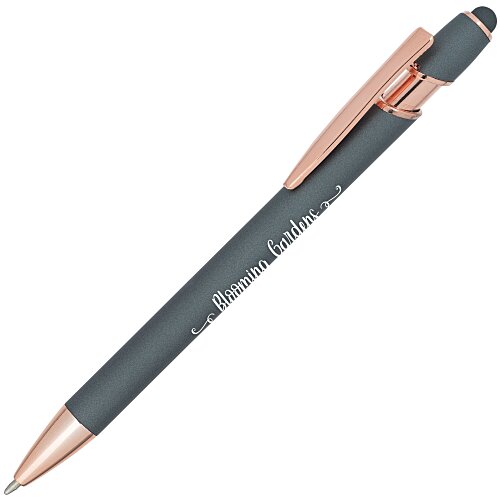Athens Soft Touch Stylus Metal Pen - 24 hr Main Image