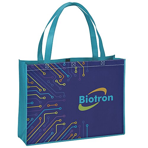 Full Color Shopping Tote - 14 3/4 inches x 19 3/4 inches Main Image