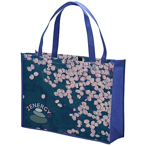 Full Color Shopping Tote - 14 3/4 inches x 19 3/4 inches - 2 Sided Main Image