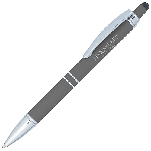 Quinly Soft Touch Stylus Metal Pen - Laser - 24 hr Main Image