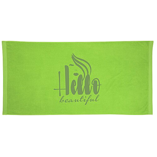 King Size Velour Beach Towel - Colors - 24 hr Main Image