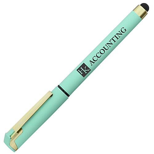 Cali Soft Touch Stylus Gel Pen - Opaque - Matte Gold Main Image