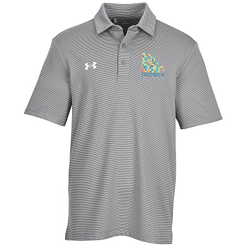 Under Armour Destin Drive Striped Performance Polo - Full Color Main Image
