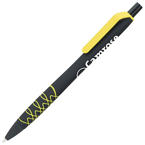 Spiralina Soft Touch Pen - Black Main Image