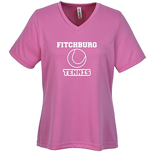Zone Performance Mesh V-Neck T-Shirt - Ladies' Main Image