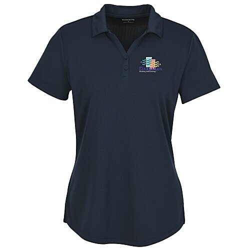 Double-Knit Mini Mesh Polo - Ladies' Main Image