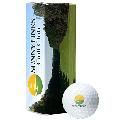 TaylorMade Distance+ Golf Ball in Custom Sleeve Main Image