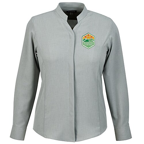 FlexBatiste Stand-Up Collar Shirt - Ladies' Main Image