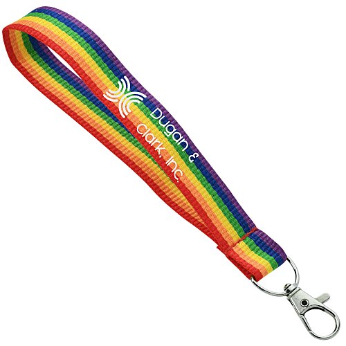 Rainbow Wristlet Keychain Main Image