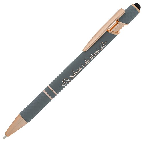 Rita Soft Touch Facet Stylus Metal Pen - 24 hr Main Image