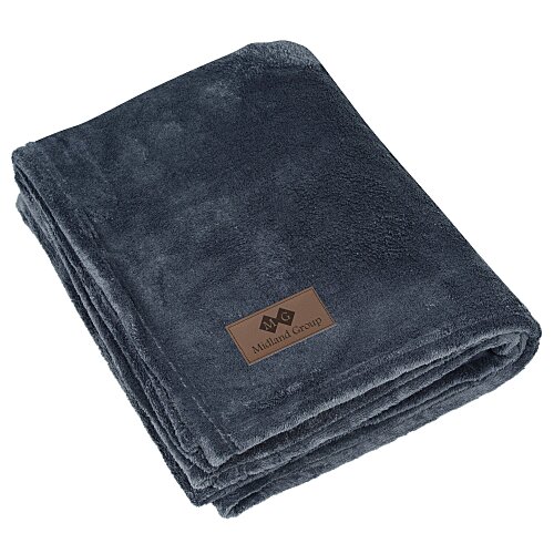 Ultra Plush Blanket - Laser Engraved Patch Main Image