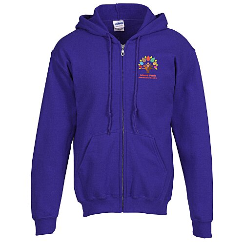Gildan Full-Zip Hoodie - Men's - Full Color Main Image