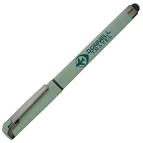 Cali Soft Touch Stylus Gel Pen - Powder Coat Main Image