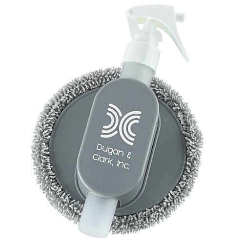 All-in-One Refillable Spray Bottle & Cleaning Cloth Main Image