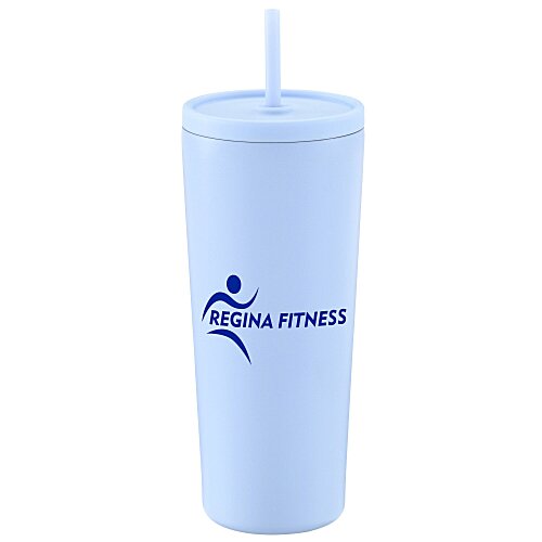 Brooklyn Vacuum Tumbler with Straw - 24 oz Main Image