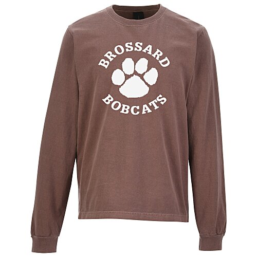 Bella+Canvas 6.5-oz Heavyweight Garment-Dyed Long Sleeve T-Shirt - Screen Main Image