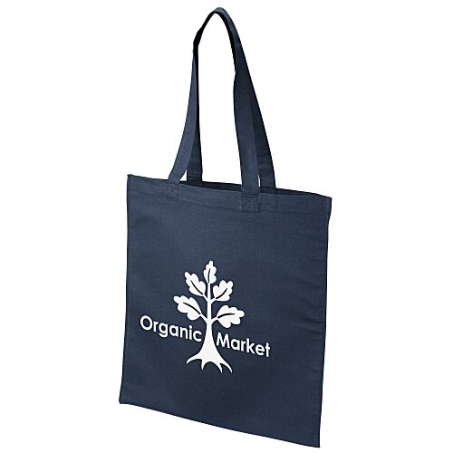 Organic 8-oz Cotton Flat Tote Main Image