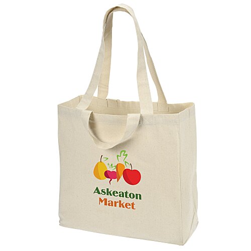 Dual Carry Organic Cotton Tote - Full Color Main Image